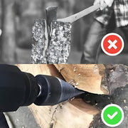 PowerSplit™ - Universeller Spaltbohrer für effizientes Holzspalten ohne Axt