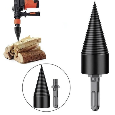 PowerSplit™ - Universeller Spaltbohrer für effizientes Holzspalten ohne Axt