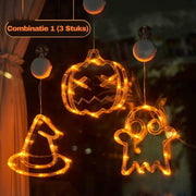 PumpkoGlow™ Lampe | Warme LED, Saugnapf-Befestigung & festliche Atmosphäre