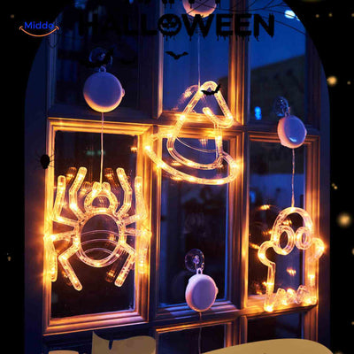 PumpkoGlow™ Lampe | Warme LED, Saugnapf-Befestigung & festliche Atmosphäre