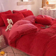 Teddy Fluffy Fleece-Bettwäsche-Set | 3- oder 4-teilig