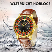 Roulettix Lige™ Uhr | Echt drehendes Roulette-Zifferblatt, leuchtet im Dunkeln & wasserdicht