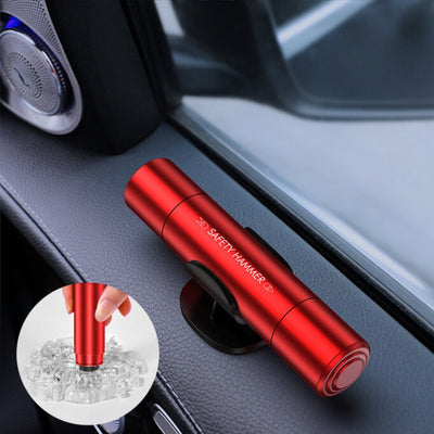 Safekey™ | 2-in-1 Notfallwerkzeug | Glasbrecher & Gurtenschneider | 1+1 GRATIS