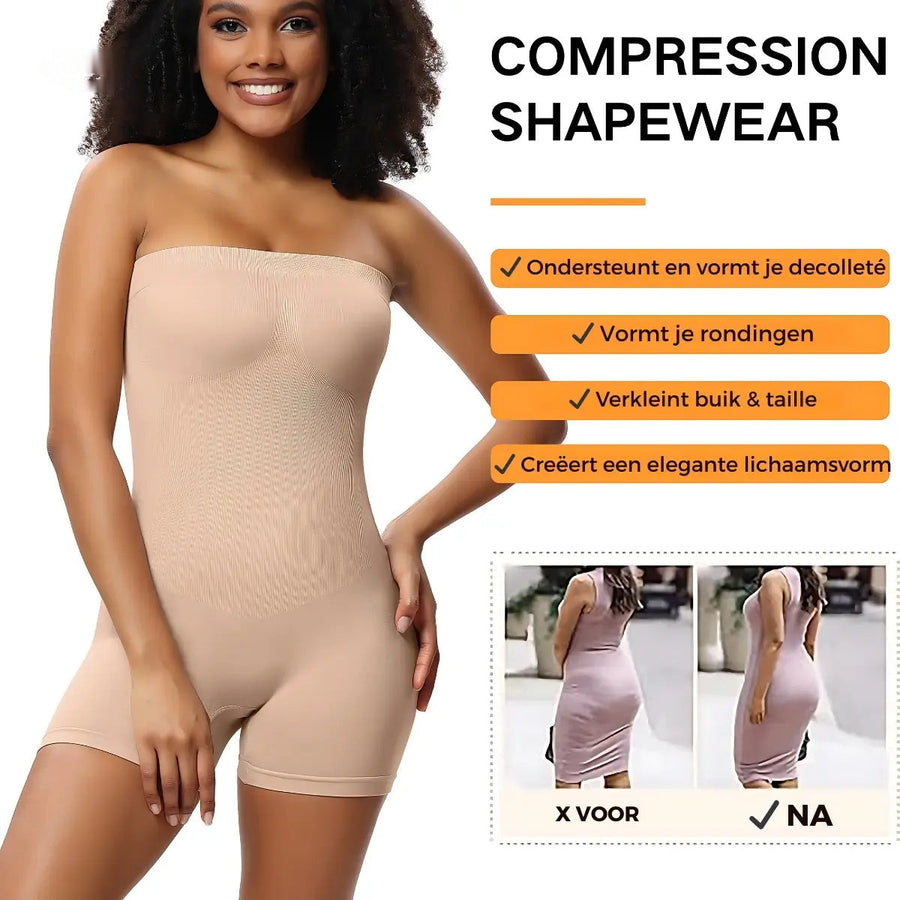 ShapelyFit™ Körperformender Body | Straffend und Komfortabel