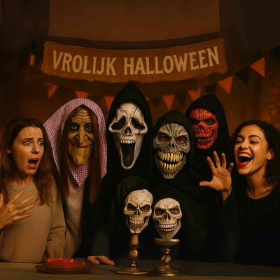 Skullveil™ Maske | Gruseliges Design, Bequem & Perfekt für Halloween