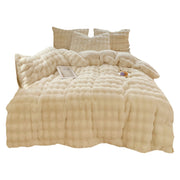 SnuggleBunny™ Plüsch Set | 4-teiliges Bettwäsche Set Super Weich und Komfortabel