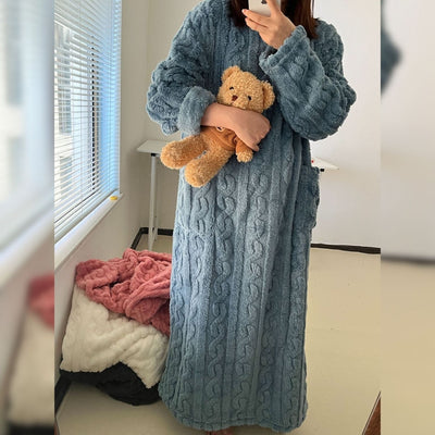 Snugglewear™ Deckenkleid | Weicher Fleece, mit Taschen & warm für den Winter