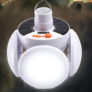 SolarFOLD™ LED-Außenlampe | Tragbar, USB-aufladbar und Energiesparend