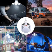 SolarFOLD™ LED-Außenlampe | Tragbar, USB-aufladbar und Energiesparend