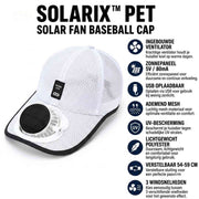 Solarix™ Cap | Kühlende Sonnenkappe, UV-Schutz und wiederaufladbar