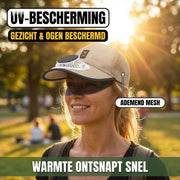 Solarix™ Cap | Kühlende Sonnenkappe, UV-Schutz und wiederaufladbar