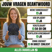 Solarix™ Cap | Kühlende Sonnenkappe, UV-Schutz und wiederaufladbar