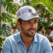 Solarix™ Cap | Kühlende Sonnenkappe, UV-Schutz und wiederaufladbar