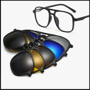 Solvizo™ Sonnenbrille SET | Polarisiert, Modisch & Magnetisches Design