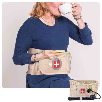 SpineRelief™ Gurt | Aufblasbar, Linderung von Rückenschmerzen & Unterstützung