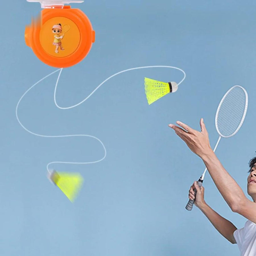 Spinpro™ Badmintontrainer: Indoor Solo Training für Alle Altersgruppen und Fitnesslevel