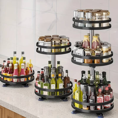 SpinStore™ 360° Rotationsregal - Für ein Sauberes und Stilvolles Zuhause