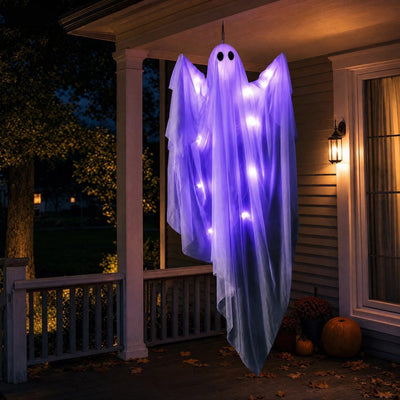 SpookGlow™ Hängende Halloween-Geisterdekoration, ca. 119 cm