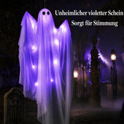 SpookGlow™ Hängende Halloween-Geisterdekoration, ca. 119 cm