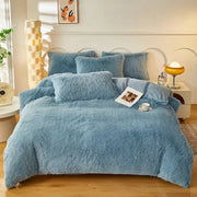 Teddy Fluffy Fleece-Bettwäsche-Set | 3- oder 4-teilig