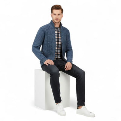 ThermoKnit™ Weste | Gefütterte, warme Strickweste für Herren