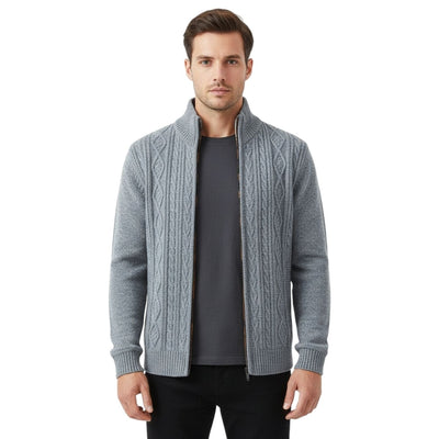 ThermoKnit™ Weste | Gefütterte, warme Strickweste für Herren