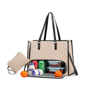 Totezia™ Tasche | 2-in-1 Handtasche & Kühltasche, Geräumiges & Stilvolles Design + Kostenlose Seitentasche im Wert von €19,95