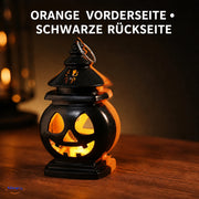 PumpkinGlow™ Doppelseitige tragbare Halloween-Kürbislaterne | Warmes Licht oder 7-Farben-LED