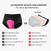 Cyclira™ Fahrradhose | Atmungsaktiv, Schnell trocknend & Hüftschutz