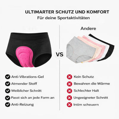 Cyclira™ Fahrradhose | Atmungsaktiv, Schnell trocknend & Hüftschutz