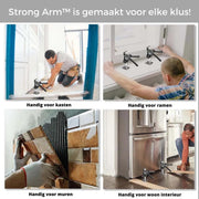 Strong Arm™ Unterstützung | Vermeide Rückenbeschwerden mit 150 kg Tragkraft aus robustem Edelstahl