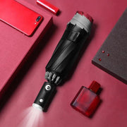 OnePlu™ | Automatischer windbeständiger Regenschirm mit reflektierendem Rand