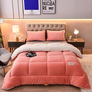 ComfortLux™ Woll-Velours Gewichtsdecke | Ultimative Wärme & Luxus - 2,5 bis 4KG
