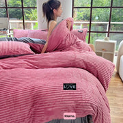 Warmes Fleece Bettbezug | Ultra weich, bequem und mit Reißverschluss