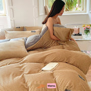 Warmes Fleece Bettbezug | Ultra weich, bequem und mit Reißverschluss