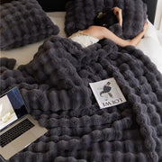 Fluffy Toskana Luxe: Warme Extra Dicke Winterdecken für Bett & Sofa