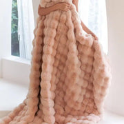 Fluffy Toskana Luxe: Warme Extra Dicke Winterdecken für Bett & Sofa