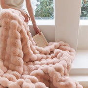 Fluffy Toskana Luxe: Warme Extra Dicke Winterdecken für Bett & Sofa