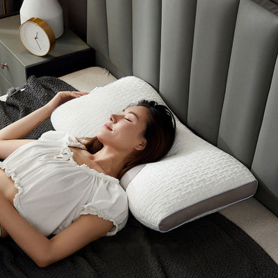 Nackenkissen für Rücken- und Seitenschläfer: DreamGuard Pro™ + Kostenloser Samt-Fleece-Kissenbezug🔥