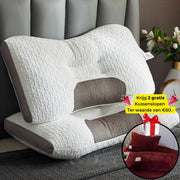 Nackenkissen für Rücken- und Seitenschläfer: DreamGuard Pro™ + Kostenloser Samt-Fleece-Kissenbezug🔥