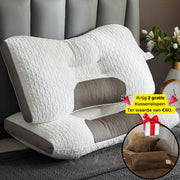 Nackenkissen für Rücken- und Seitenschläfer: DreamGuard Pro™ + Kostenloser Samt-Fleece-Kissenbezug🔥