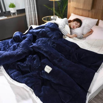 CozyFleece™ Plüsch-Decke | Warm und Gemütlich für Herbst und Winter