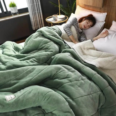 CozyFleece™ Plüsch-Decke | Warm und Gemütlich für Herbst und Winter