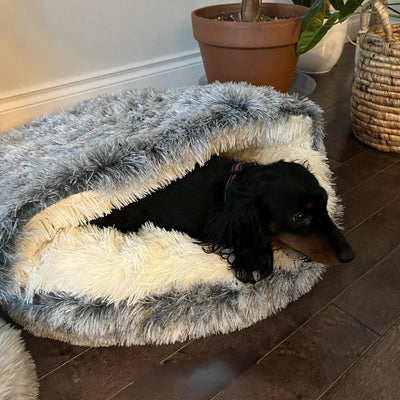 SoftSnuggle™ Haustierbett | Perfekt für Hunde und Katzen - Top Bewertet