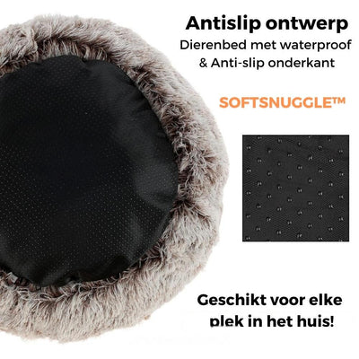SoftSnuggle™ Haustierbett | Perfekt für Hunde und Katzen - Top Bewertet