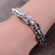 Entfessle die Kraft der Norwegischen Legenden | Wikinger Drachenarmband und/oder Kette mit €20 Rabatt auf das Set
