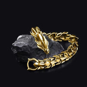 Entfessle die Kraft der Norwegischen Legenden | Wikinger Drachenarmband und/oder Kette mit €20 Rabatt auf das Set