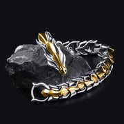Entfessle die Kraft der Norwegischen Legenden | Wikinger Drachenarmband und/oder Kette mit €20 Rabatt auf das Set