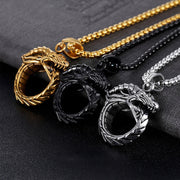 Entfessle die Kraft der Norwegischen Legenden | Wikinger Drachenarmband und/oder Kette mit €20 Rabatt auf das Set