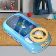 SpaceRacer™ Lenkrad-Spiel für Kinder | Wähle zwischen Raumschiff- oder Rennwagen-Simulation
